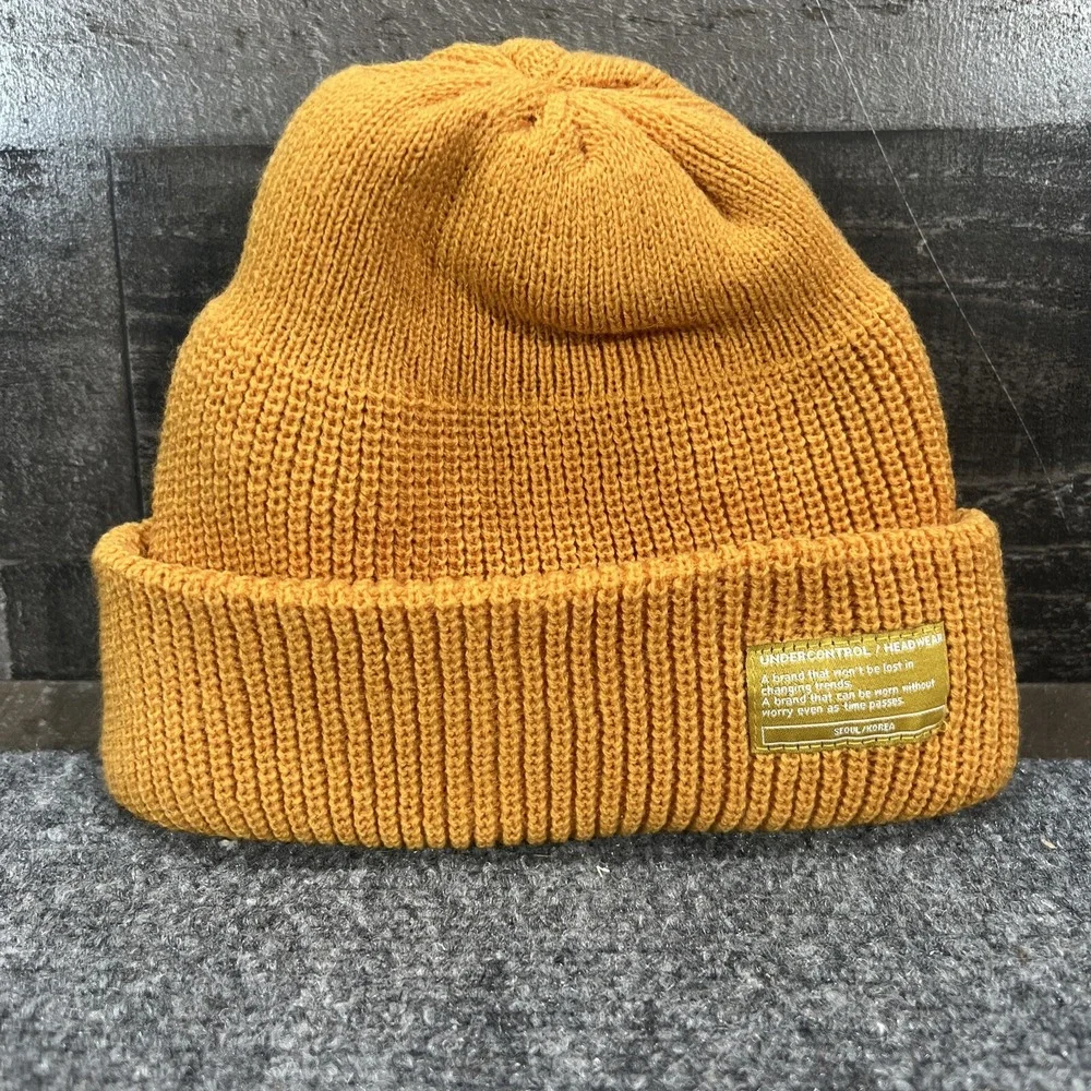 Undercontrol Beanie Monk Fit Short Fit Flex Beanie Orange Made In Korea